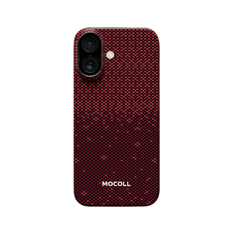kevlar magnetic circle case ( iphone 17 red )