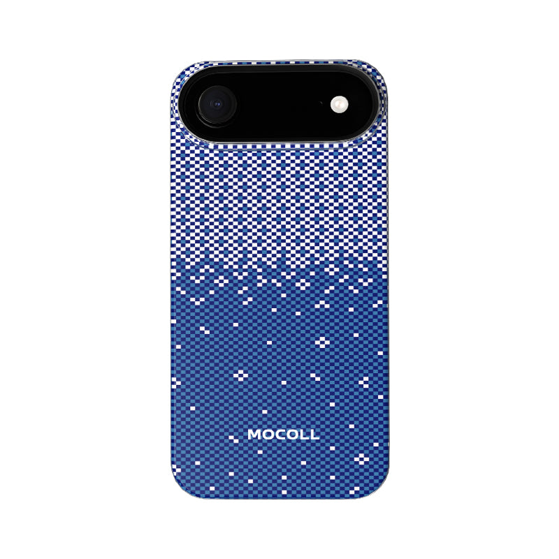 kevlar magnetic circle case ( iphone 17 pro blue ) (copy)