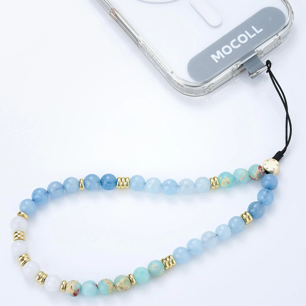 liminal cyan phone charm