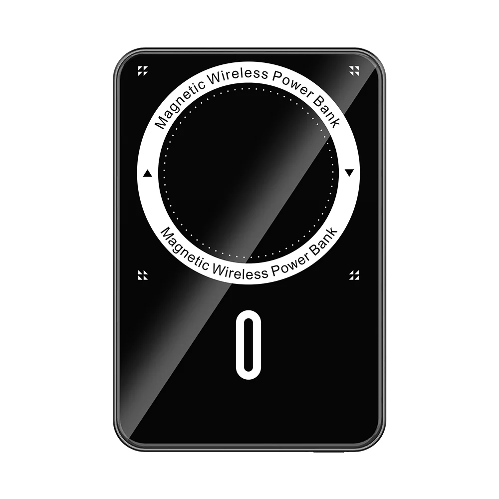 magnetic wireless power bank 20w ultra thin black